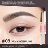 Bút Chì Lông Mày Mlen Diary Chống Thấm Nước Nhanh Khô Nuôi Dưỡng Lông Mày