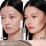 Kem Bắt Sáng & Tạo Khối 2 Đầu JUDYDOLL Liquid Highlighter & Contour Duo Lâu Trôi 4.8g
