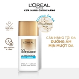Kem Chống Nắng L'Oreal Paris UV Defender Serum Invisible Fluid X20 Thoáng Da Mỏng Nhẹ 50ml