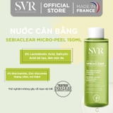 Combo Gel Rửa Mặt SVR Sebiaclear Gel Moussant  400ml + Toner SVR Sebiaclear Da Dầu Mụn 150ml