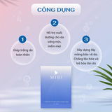 Tắm Trắng 7 Phút Miri 7 Minutes To Beautiful Whiten Body Skin Làm Trắng Da Toàn Thân 3 Gói 180g