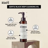 Dầu Tẩy Trang Dear Klairs Làm Sạch Và Dưỡng Ẩm Gentle Black Deep 150ml