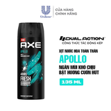 Xịt Ngăn Mùi Toàn Thân Cho Nam Hương Nước Hoa AXE Deodorant Body Spray 135ml
