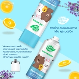 Xịt Thơm Phòng  Fresh Time x LINE FRIENDLY Loại Bỏ Mùi Hôi Làm Tươi Mát Không Khí 450ml