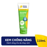 Kem Chống Nắng Cancer Council Sensitive Dành Cho Da Nhạy Cảm SPF50+ 110ml