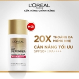 Kem Chống Nắng L'Oreal Paris UV Defender Serum Invisible Fluid X20 Thoáng Da Mỏng Nhẹ 50ml