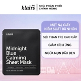 Mặt Nạ Dear Klairs Dưỡng Ẩm Và Phục Hồi Da Midnight Blue Calming Sheet Mask 25ml