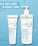 Gel Dưỡng Ẩm Bioderma Atoderm Intensive Gel-Crème Cho Da Khô Nhạy Cảm, Kích Ứng