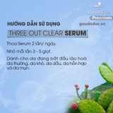 Serum GoodnDoc Three Out Clear Serum 3 Tác Động Dưỡng Trắng, Mờ Thâm Nám 50ml