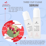Serum GoodnDoc Three Out Clear Serum 3 Tác Động Dưỡng Trắng, Mờ Thâm Nám 50ml