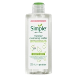 Nước Tẩy Trang Simple Micellar Cleansing Water Làm Sạch và Cấp Ẩm Cho Da