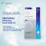Mặt Nạ Dưỡng Trắng Da Transino Whitening Facial Mask EX 20ml x4