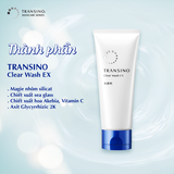Sữa Rửa Mặt Transino Clear Wash EX Loại Bỏ Bụi Bẩn 100g