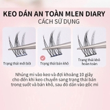 Lông Mi Giả Mlen Diary Hướng Dương Hộp Tím