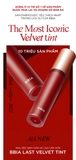 Son Kem Lì, Lên Màu Siêu Chuẩn Bbia Last Velvet Lip Tint 5g