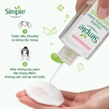 Nước Tẩy Trang Simple Micellar Cleansing Water Làm Sạch và Cấp Ẩm Cho Da