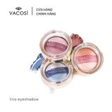 Phấn Mắt Vacosi Natural Studio Trio Eyeshadow 3 Màu (Hộp Tròn) 5g