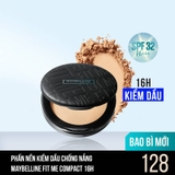 Phấn Nền Maybelline Fit Me Compact Powder SPF32 PA+++ Mịn Nhẹ Kiềm Dầu Chống Nắng 6g