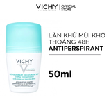 Lăn Khử Mùi Vichy Khô Thoáng Vùng Da Dưới Cánh Tay 50ml