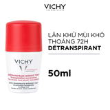 Lăn Khử Mùi Vichy Khô Thoáng Vùng Da Dưới Cánh Tay 50ml