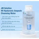 Nước Tẩy Trang Làm Sạch Da Dịu Nhẹ JMsolution Cleansing Water 500ml