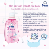 Sữa Tắm Và Gội Cho Bé D-Nee Organic 380ml