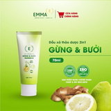 Dầu Xả Thảo Dược Emma Gừng & Bưởi Giảm Gãy Rụng Và Phục Hồi Tóc