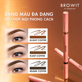 Bút Trang Điểm Mắt Và Mày Browit Duo Brow And Eyeliner 3 Colors 0.35ml+0.2ml