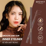 Kẻ Viền Mắt Trong Browit Chống Nước, Chì Kẻ Mắt Dạng Sáp Sắc Nét Smooth And Slim Inner Eyeliner 0.1g