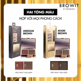 Phấn Kẻ Chân Mày Browit Giữ Màu Lâu Trôi Giúp Dáng Mày Sống Động Easy Drawing Brow Shadow 4g