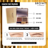 Phấn Kẻ Chân Mày Browit Giữ Màu Lâu Trôi Giúp Dáng Mày Sống Động Easy Drawing Brow Shadow 4g