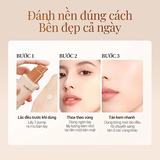 Kem Nền Carslan 4.0 Dạng Lỏng Kiềm Dầu Lâu Trôi Chống Thấm Nước Suốt 24H 30g