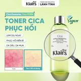 Nước Hoa Hồng Dear Klairs Supple Preparation Cica Toner 180ml