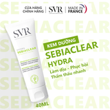 Kem Dưỡng Ẩm Phục Hồi Cho Da Dầu Mụn SVR Sebiaclear Hydra 40ml