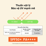 Kem Chống Nắng Beplain Vật Lý Hỗ Trợ Kiềm Dầu Mịn Lì 50ml