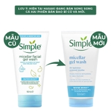 Sữa Rửa Mặt Simple Dưỡng Ẩm Cho Da Dạng Gel 150ml