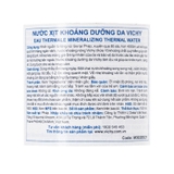 Xịt Khoáng Vichy Thermal Mineralizing Làm Dịu, Củng Cố & Cấp Ẩm Cho Da