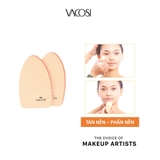 Bông Phấn Ướt Vacosi Tan Nền (2 Cái)