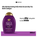 Dầu Gội Làm Dày Tóc OGX Biotin & Collagen Thick & Full + Biotin & Collagen Shampoo 385ml