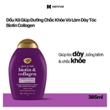 Dầu Xả Làm Dày Tóc OGX Biotin & Collagen Thick & Full + Biotin & Collagen Conditioner