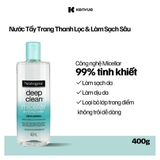Nước Tẩy Trang Neutrogena Deep Clean Thanh Lọc & Làm Sạch Sâu 400ml