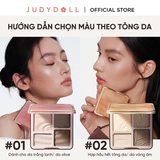 Bảng Highlight Và Tạo Khối Judydoll 4 Màu 9g