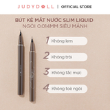 Bút Kẻ Mắt Nước Siêu Mảnh 0.014mm Judydoll Slim Liquid Eyeliner 0.4g