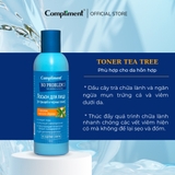 Nước Hoa Hồng Compliment No Problem Cấp Ẩm, Kiềm Dầu, Mờ Thâm 200ml