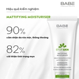 Kem Dưỡng Cho Da Dầu Mụn BABE Stop AKN Mattifying Moisturiser 50ml