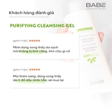 Sữa Rửa Mặt Làm Sạch Dịu Nhẹ Cho Da Dầu Mụn BABE Stop AKN Purifying Cleansing Gel