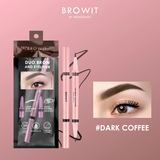 Bút Trang Điểm Mắt Và Mày Browit Duo Brow And Eyeliner 3 Colors 0.35ml+0.2ml