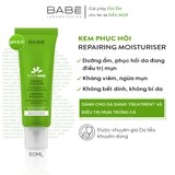 Kem Phục Hồi Cho Làn Da Mụn BABE Stop AKN Repairing Moisturiser 50ml