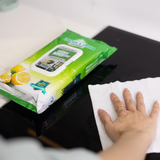 Khăn Ướt Lau Bếp Cao Cấp Hương Chanh Kitchen Ecowipes 42 Tờ