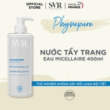 Nước Tẩy Trang SVR Physiopure Eau Micellaire Cho Da Nhạy Cảm 400ml